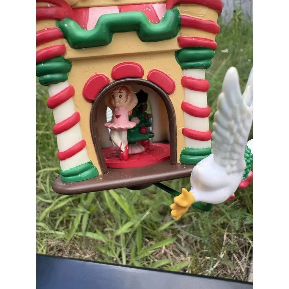 Vintage 1995 Matrix Industries Limited Christmas Ornament Candy Castle Ballerina
